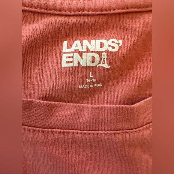 Lands’ End cotton T-Shirt Women’s Size Large - Picture 3 of 7